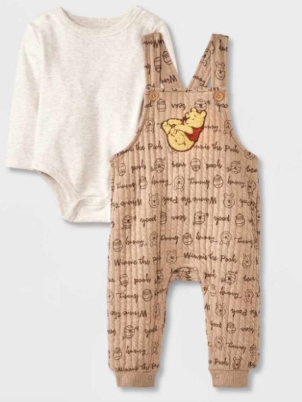 NWT Disney Baby Winnie the Pooh 2 Piece Outfit Set Baby Boy 3-6 Months Pooh